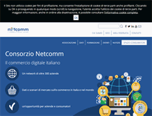 Tablet Screenshot of consorzionetcomm.it